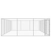 Outdoor Dog Kennel Galvanized Steel 32'x19'x6.6'