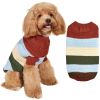 Horizontal Two-Legged Pet Warm Knit Striped Color Knit